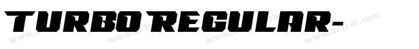 Turbo Regular字体转换